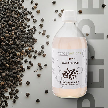 6x 500 ml Aroma Pfeffer Wonderpotion für Wonder Bubbles Maschine Aromatisierte Flüssigkeit