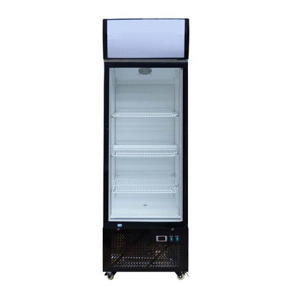 Skyrainbow beverage refrigerator with display, content 305 liters