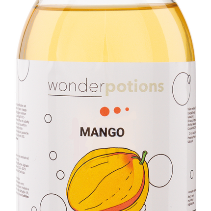 6x 500 ml Aroma Mango Wonderpotion für Wonder Bubbles Maschine Aromatisierte Flüssigkeit