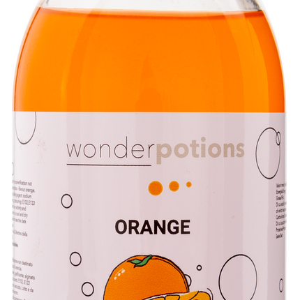 6x 500 ml Aroma Orange Wonderpotion für Wonder Bubbles Maschine Aromatisierte Flüssigkeit