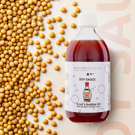 6x 500 ml Aroma Sojasauce Wonderpotion für Wonder Bubbles Maschine Aromatisierte Flüssigkeit