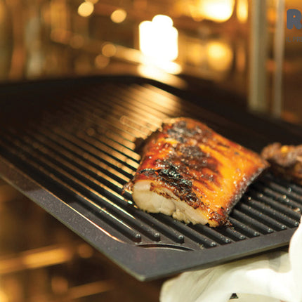 RISOLI grill plate GN 1/1 aluminum duck casting 325x530x25 mm for combination steamers