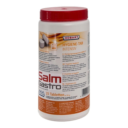 Hobart Hygiene Tabs intensiv Spülmaschinentabs Hygiene - Reinigungs - Tabs 15 Tabs - Salmgastro Onlineshop - 8130290 - Hobart -
