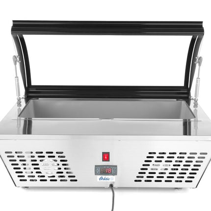 Aufsatz-Salatvitrine , Arktic, 67L, 230V/105W, 767x612x(H)328mm - Salmgastro Onlineshop-233672-Hendi-8711369233672