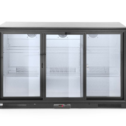 Bar Kühlschrank mit Schiebetüren 303 L, Arktic, 220-240V/215W, 1335x500x(H)900mm - Salmgastro Onlineshop-235836-Hendi-8711369235836
