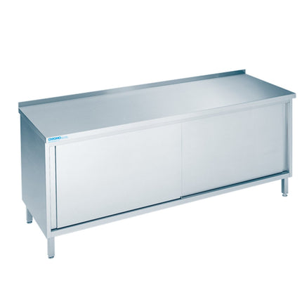 Chromonorm Arbeitsschrank mit Schiebetür Tiefe 700 mm - Salmgastro Onlineshop-SS0710C0000-Chromonorm-