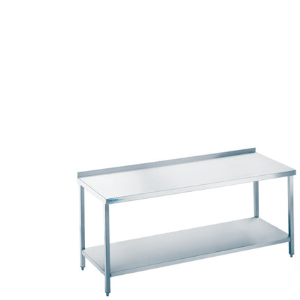 Chromonorm Arbeitstisch mit Zwischenboden Tiefe 600 mm - Salmgastro Onlineshop-8173705-Chromonorm-