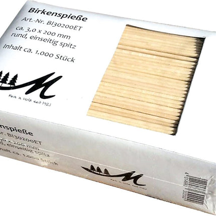 Dagema Spieße Birke 200x3 mm - Salmgastro Onlineshop-1165050-Dagema-