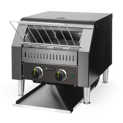 Durchlauf-Toaster, doppelt, HENDI, Schwarz, 230V/2240W, 418x368x(H)387mm - Salmgastro Onlineshop-261354-Hendi-8711369261354