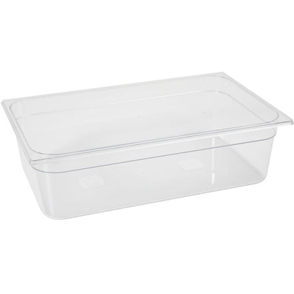 Gastronorm Behälter 2/1, HENDI, GN 2/1, 58L, Transparent, 650x530x(H)200mm - Salmgastro Onlineshop-861196-Hendi-8711369861196