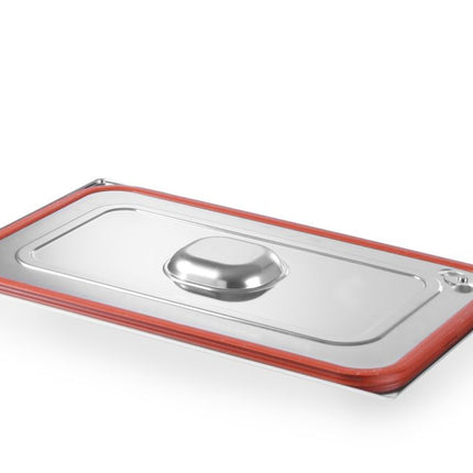 Gastronorm-Deckel mit Silikonrand, HENDI, Profi Line, GN 1/1, 530x325mm - Salmgastro Onlineshop-802601-Hendi-8711369802601