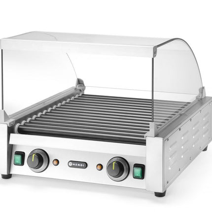 Glasabdeckung für Rollengrill, HENDI, Für Rollengrill - 14 Rollen (268735), 470x591x(H)250mm - Salmgastro Onlineshop-268742-Hendi-8711369268742
