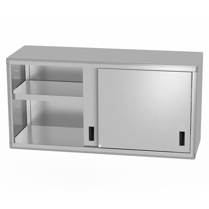 Hängeschrank mit Schiebetüren – geschweißt, Tiefe: 400 mm, HENDI, Profi Line, 1200x400x(H)600mm - Salmgastro Onlineshop-811214-Hendi-8711369811214