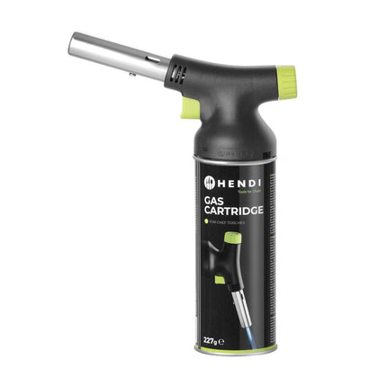 HENDI Jet Crème-Brûlée-Brenner - Set mit Kartusche, HENDI, 175x68x(H)260mm - Salmgastro Onlineshop-198254-Hendi-8711369198254