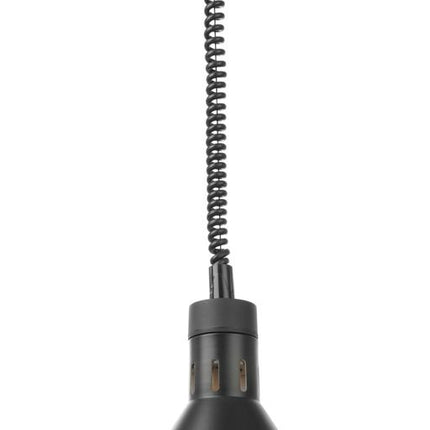 Höhenverstellbare Wärmelampe, konisch, HENDI, Schwarz, 230V/250W, ø275x(H)250mm - Salmgastro Onlineshop-273845-Hendi-8711369273845