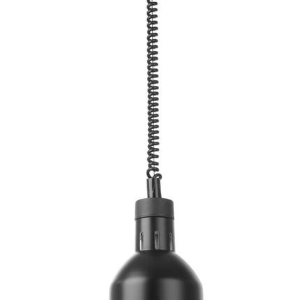 Höhenverstellbare Wärmelampe, zylinderförmig, HENDI, Schwarz, 230V/250W, ø175x(H)250mm - Salmgastro Onlineshop-273852-Hendi-8711369273852