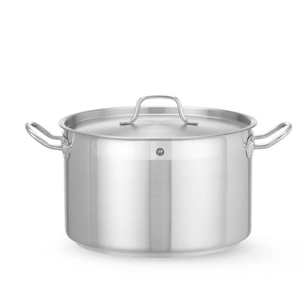 Kochtopf, mittel - mit Deckel, HENDI, Profi Line, 10L, ø280x(H)170mm - Salmgastro Onlineshop-831502-Hendi-8711369831502