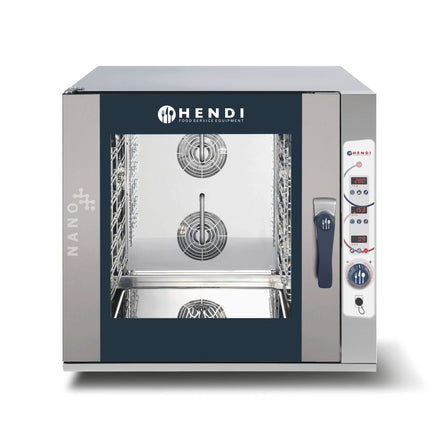 Kombidämpfer Digital NANO 7x GN 1/1, HENDI, Dunkelgrau, 400V/10800W, 920x834x(H)859mm - Salmgastro Onlineshop-223109-Hendi-8711369223109