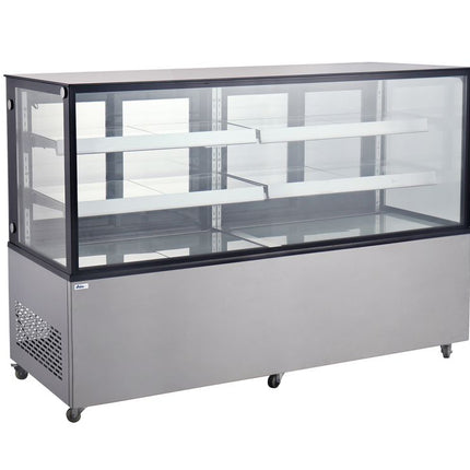 Kühlvitrine mit 2 Regalen, Arktic, 610L, 230V/500W, 1815x675x(H)1210mm - Salmgastro Onlineshop-233467-Hendi-8711369233467