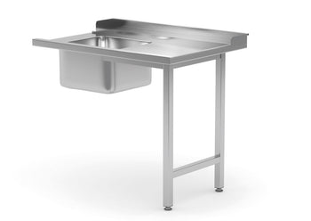 Ladetisch mit Spülbecken für Geschirrspüler, HENDI, rechte Seite, 1200x700x(H)850mm - Salmgastro Onlineshop-231791-Hendi-8711369231791