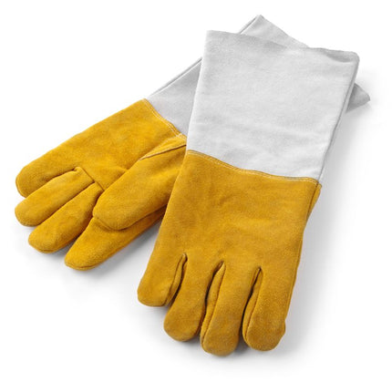 Ofenhandschuhe, Leder - 2 Stk., HENDI, 2 Stk., (L)460mm - Salmgastro Onlineshop-556689-Hendi-8711369556689
