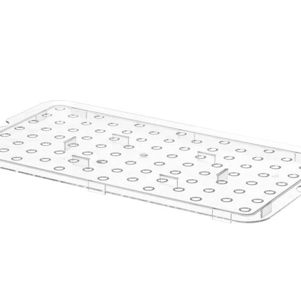 Perforiertes Abtropfgitter für GN-Behälter aus Polycarbonat, HENDI, Profi Line, GN 1/1, Transparent, 467x263mm - Salmgastro Onlineshop-868522-Hendi-8711369868522