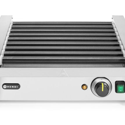 Rollengrill - Eine Zone, HENDI, 9 Rollen, 230V/940W, 520x400x(H)175mm - Salmgastro Onlineshop-268605-Hendi-8711369268605
