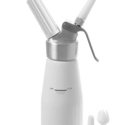 Sahnespender Kitchen Line, weiß, HENDI, Kitchen Line, 0,25L, ø80x(H)200mm - Salmgastro Onlineshop-588031-Hendi-8711369588031