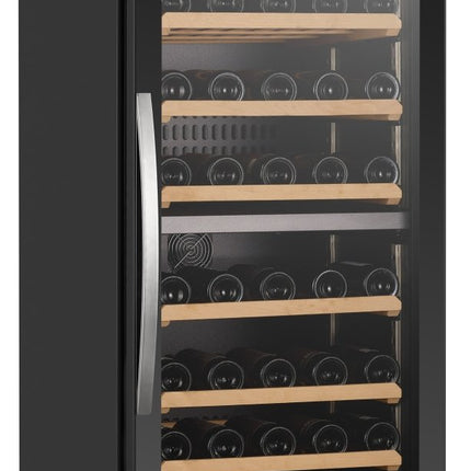 SARO 2-Zonen Weinkühlschrank mit Glastür, Modell CV 350 PV 2T - Salmgastro Onlineshop-486-1005-Saro-4017337058327
