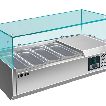 SARO Aufsatzkühlvitrine Modell EVRX 1200/380 - Salmgastro Onlineshop-465-2100-Saro-4017337050918