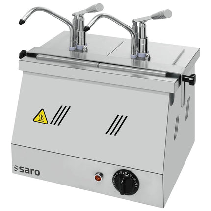 SARO Bainmarie 2X1/6 GN 200 mit Dispenser BM-0216 - Salmgastro Onlineshop-421-2505-Saro-4017337055937
