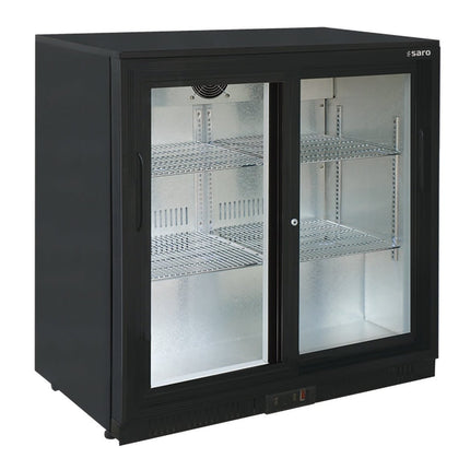 SARO Barkühlschrank mit 2 Schiebetüren, Modell BC 198 SD - Salmgastro Onlineshop-437-1035-Saro-4017337047697