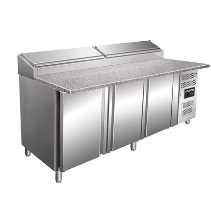SARO Belegstation 1/3 GN mit Granitarbeitsplatte, Modell SH 2000 - Salmgastro Onlineshop-323-1120-Saro-4017337323845