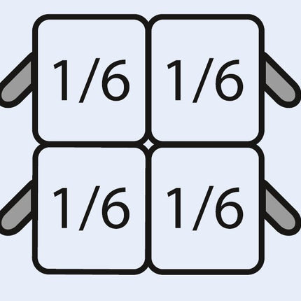 SARO E7/CPCEXA Nudelkorb-Set: 4 x 1/6 GN - Salmgastro Onlineshop-423-4000-Saro-4017337423842