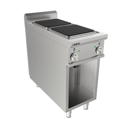 SARO Elektroherd offener Unrterbau 2 Platten Modell LQ / CQE2BA - Salmgastro Onlineshop-423-8200-Saro-4017337062843