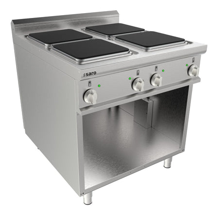 SARO Elektroherd offener Unterbau 4 Platten Modell LQ / CQE4BA - Salmgastro Onlineshop-423-8205-Saro-4017337062850