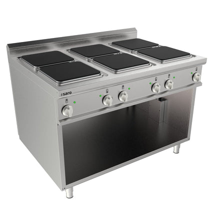 SARO Elektroherd offener Unterbau 6 Platten Modell LQ / CQE6BA - Salmgastro Onlineshop-423-8210-Saro-4017337062867