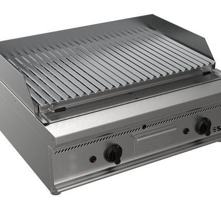 SARO Gas-Lavasteingrill Tisch Modell E7/BS2BB - Salmgastro Onlineshop-423-1265-Saro-4017337423538