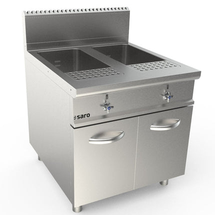 SARO Gasnudelkocher 2 x 40L Modell LQ / CPG2V80 - Salmgastro Onlineshop-423-8405-Saro-4017337062959