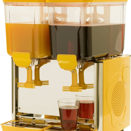 SARO Kaltgetränke-Dispenser Modell COROLLA 2G - gelb - Salmgastro Onlineshop-398-1014-Saro-4017337398072