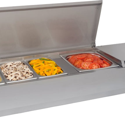 SARO Kühlaufsatz mit Deckel - 1/3 GN Modell VRX 1200 S/S - Salmgastro Onlineshop-323-3138-Saro-4017337036981
