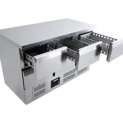 SARO Kühltisch, 6 Schubl., VIVIA S 903 S/S TOP 6x 1/2 GN - Salmgastro Onlineshop-323-10041-Saro-4017337036837