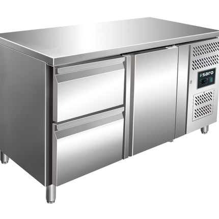SARO Kühltisch mit 1 Tür und 1x 2er Schubladenset, Modell KYLJA 2110 TN - Salmgastro Onlineshop-323-10701-Saro-4017337324484