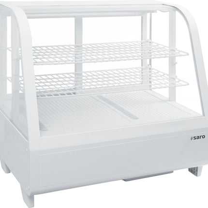 SARO Kühlvitrine 100 Liter, Modell KATRIN weiß - Salmgastro Onlineshop-330-1031-Saro-4017337330072