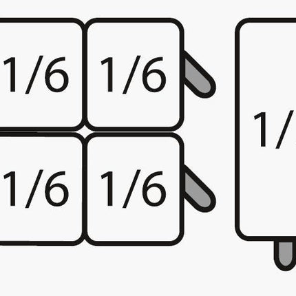SARO Nudelkorbset 4 x 1/6 + 1 x 1/3 - Salmgastro Onlineshop-423-8415-Saro-4017337062973