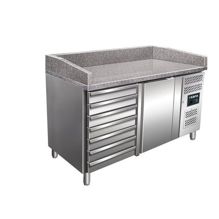 SARO Pizzatisch mit Schubladen, Modell MARGA PZ 1610 TN - Salmgastro Onlineshop-323-10911-Saro-4017337038589