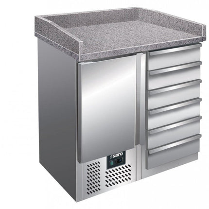 SARO Pizzatisch mit Schubladen, Modell PZ 4001 - Salmgastro Onlineshop-323-1510-Saro-4017337323975