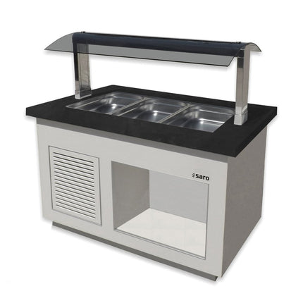 SARO Salatbar für 3x 1/3 GN, Modell PREMIUM LINE SB-K130 weiß - Salmgastro Onlineshop-366-2000-Saro-4017337366002