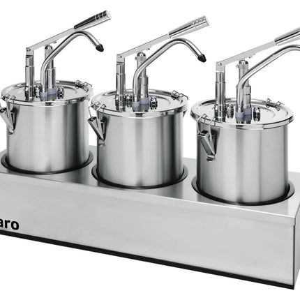 SARO Saucenspender PD-003 3 x 5 ltr - Salmgastro Onlineshop-421-1007-Saro-4017337055944