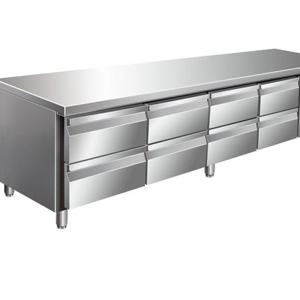 SARO Unterbaukühltisch, 4x2 Schubladen UGN 4180 TN - Salmgastro Onlineshop-323-3127-Saro-4017337067138